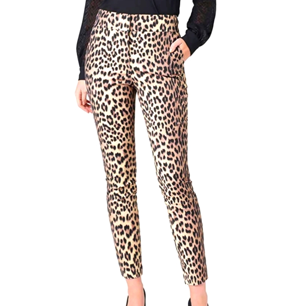 Ever New Melbourne Kellie leopard print pants